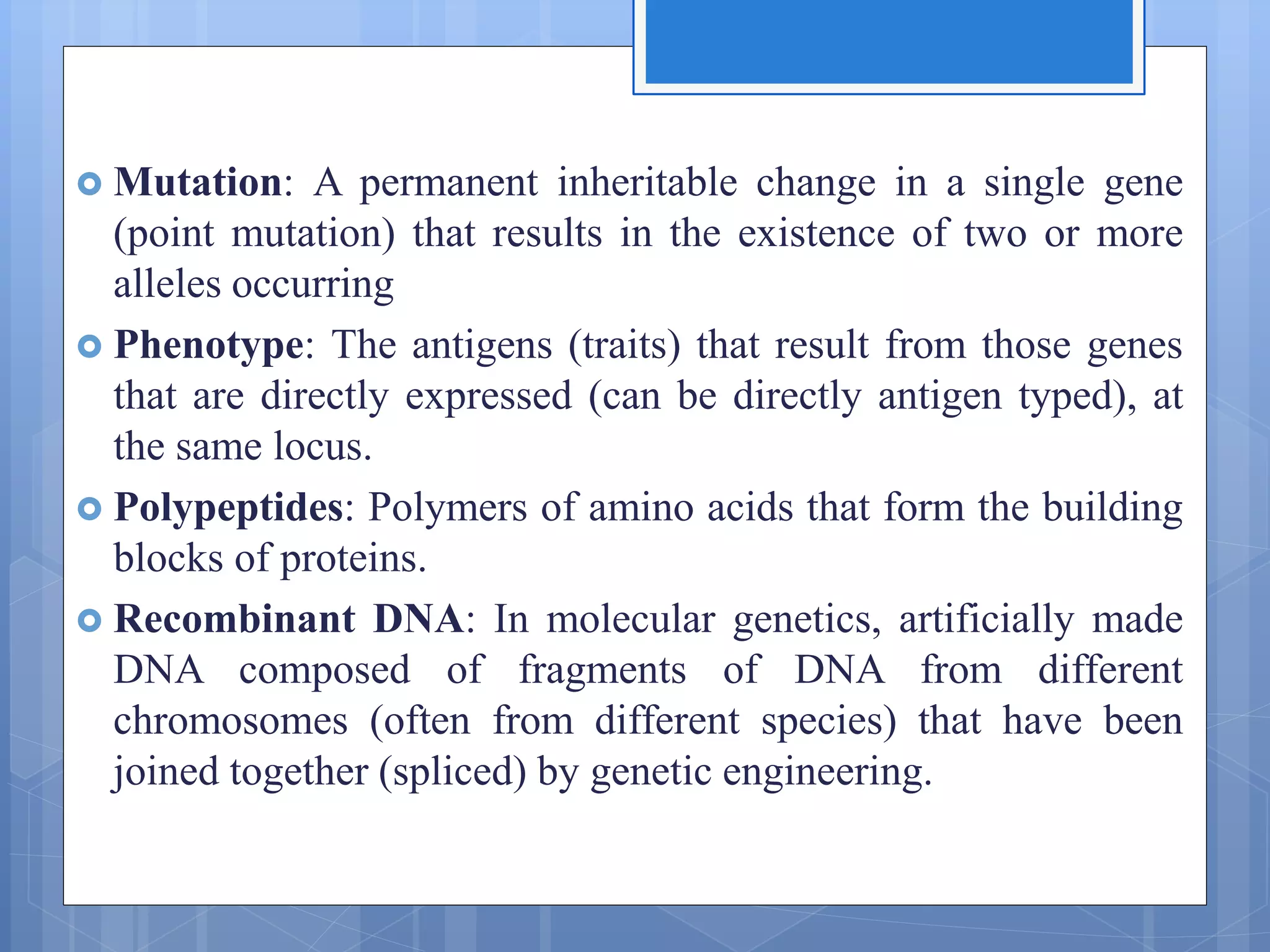 Application of Genetics in Nursing Practice | PPTX | Reproductive ...