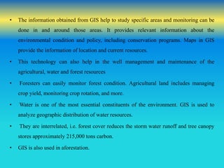 Application of Geo-informatics in Environmental Management | PPTX