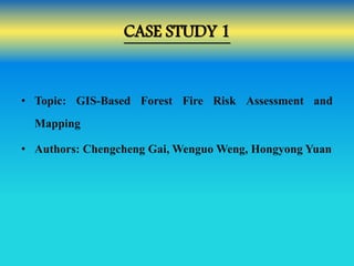 Application of Geo-informatics in Environmental Management | PPTX