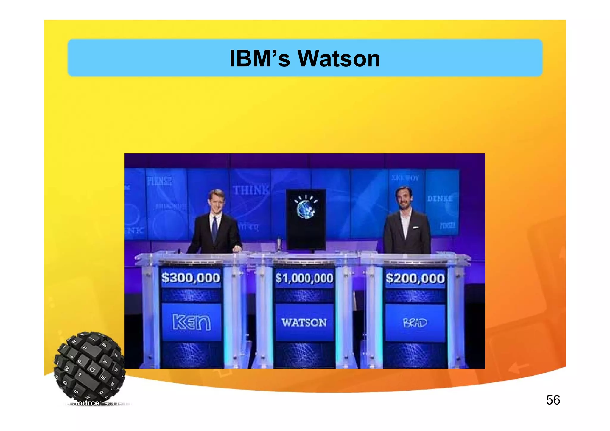 56Image Source: socialmediab2b.com
IBM’s Watson
 