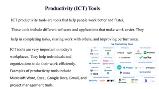 Application of ICT Lecture 2 Basic ICT Productivity tools.pdf