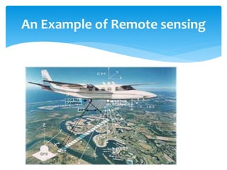 An Example of Remote sensing
 