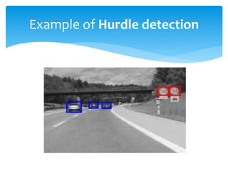 Example of Hurdle detection
 