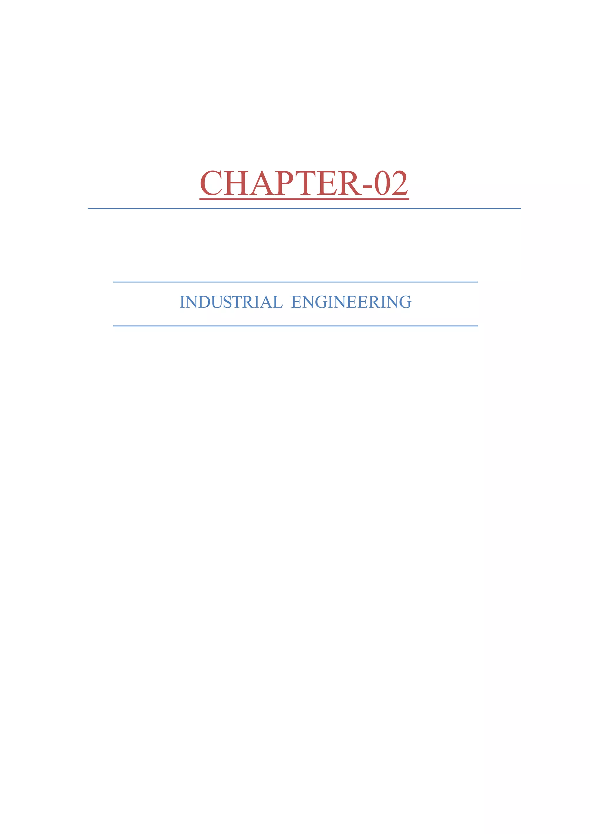 Application of industrial engineering techniques in garments production ...