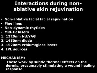 Dynamic Rhytides Application of laser in dermatology | PPTX
