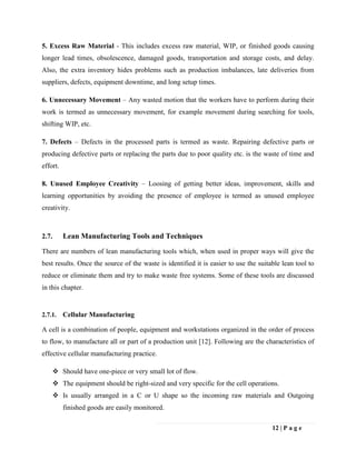 Application of lean manufacturing tools in garments production | PDF