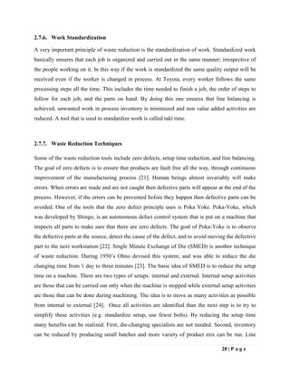 Application of lean manufacturing tools in garments production | PDF
