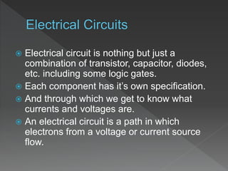 Application of linear algebra in electric circuit | PPTX