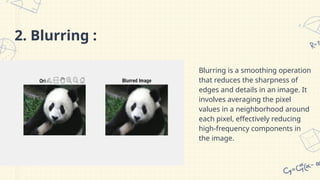 Application of linear algebra in image processing | PPTX