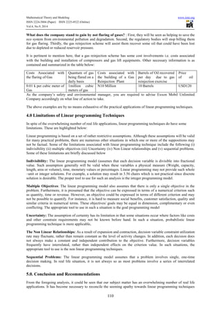 Application of linear programming techniques to practical | PDF