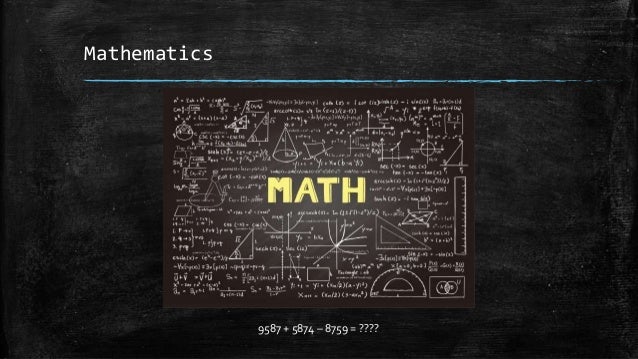 Application of mathematics in CSE