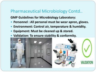 Application of microbiology in pharmaceuticals | PDF