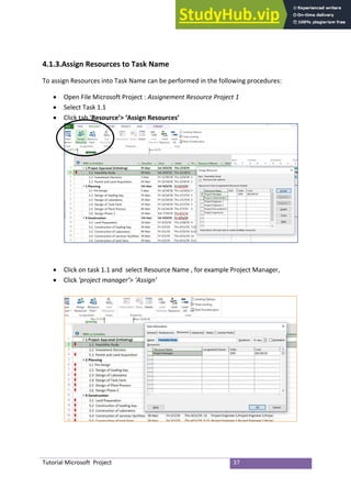 Project Manager Assigned Application Of Microsoft Project To Manage Successful Project | PDF