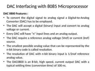 Dac Microprocessor application of Mp traffic light LED LCD display.pptx