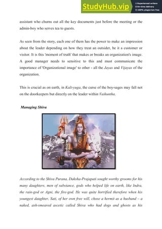 Application Of Mythology In Modern Indian Management Practices | PDF