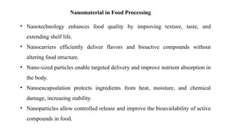 Innovative Applications and Challenges of Nanomaterials in the Food ...