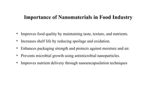 Innovative Applications and Challenges of Nanomaterials in the Food ...