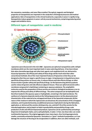 Application of nanotechnology in biomedicine | DOCX