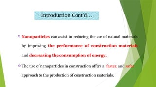 Application of nanotechnology in construction.pptx