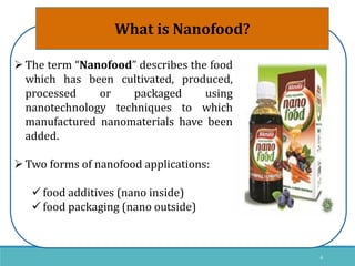 Application of nanotechnology in dairy industry | PPTX