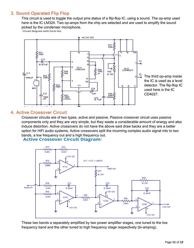 Application Of Operational Amplifier Pdf