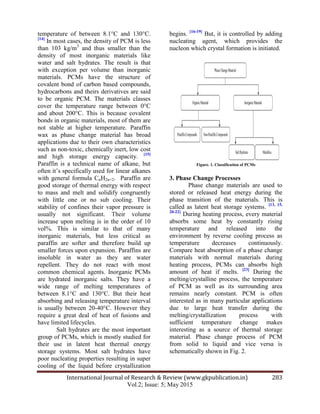 Application of Phase Change Materials in Textiles: A Review | PDF