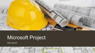 Microsoft Project
Microsoft
 