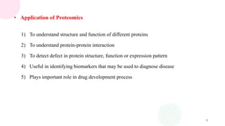 Application of Proteomic Science and Immunotherapeutics.pptx