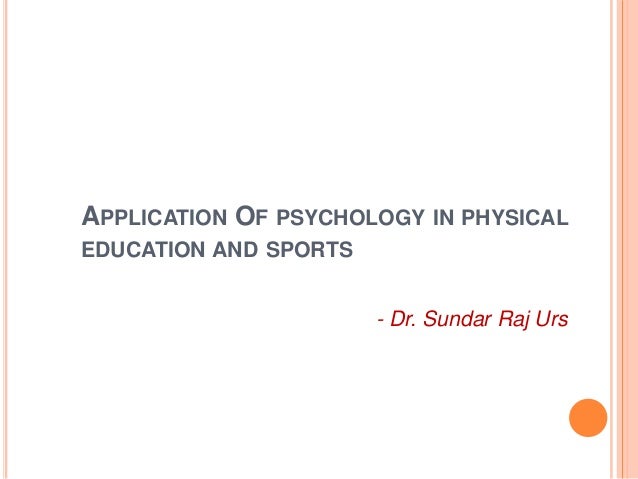 Application Of Psychology