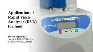 Starch Rva Rapid Visco Analyser (RVA) for food.pdf