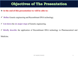 Application of recombinant dna in the pharmaceutical and medical fields ...