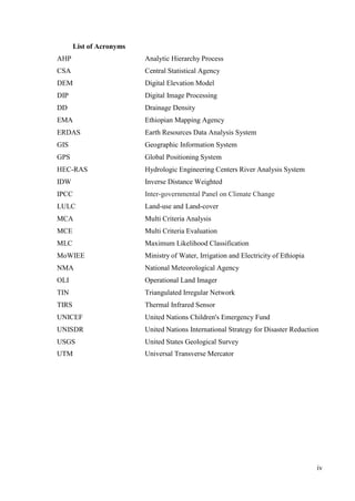 APPLICATION OF REMOTE SENSING AND GIS IN FLOOD HAZARD assesment and ...