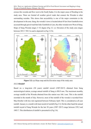 APPLICATION OF REMOTE SENSING AND GIS IN FLOOD HAZARD assesment and ...