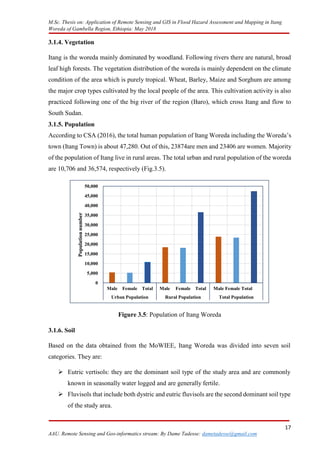 APPLICATION OF REMOTE SENSING AND GIS IN FLOOD HAZARD assesment and ...