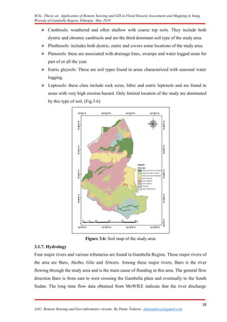 APPLICATION OF REMOTE SENSING AND GIS IN FLOOD HAZARD assesment and ...