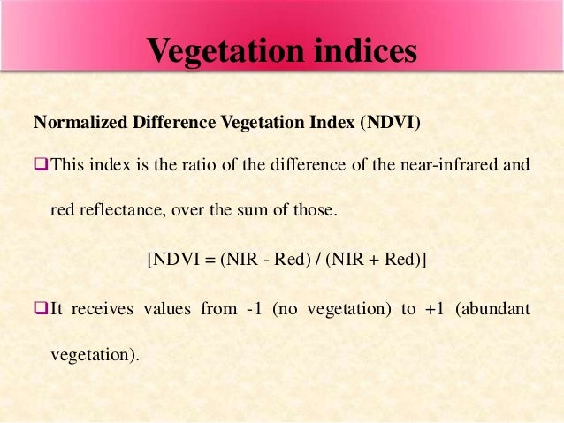 Application Of Remote Sensing In Agriculture