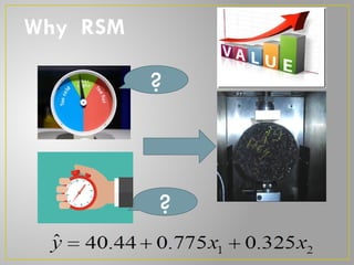 Application of Response Surface Method Using Design Expert.pptx