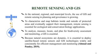 Application of Remote Sensing and GIS in Biodiversity Characterization ...