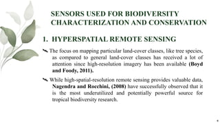 Application of Remote Sensing and GIS in Biodiversity Characterization ...