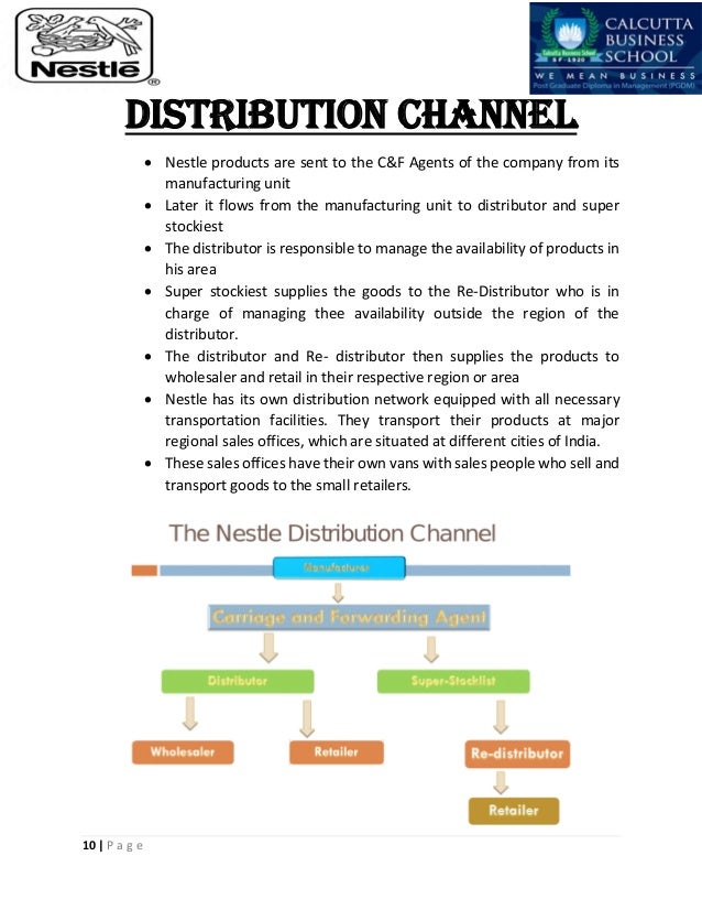 NESTLEApplication of sales and distribution management