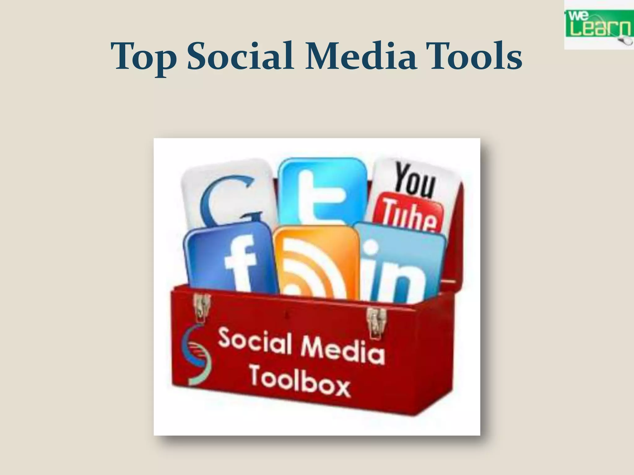 Top Social Media Tools
 