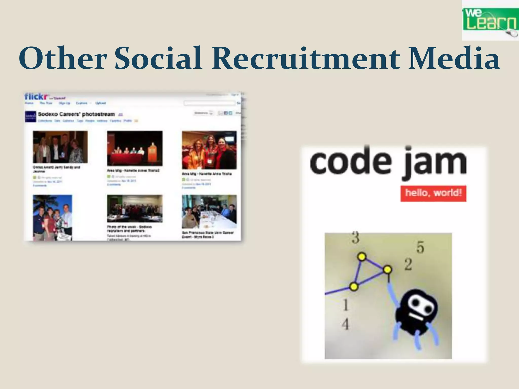 Other Social Recruitment Media
 