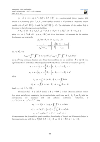 Application of stochastic lognormal diffusion model with | PDF