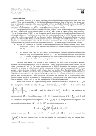 Application of stochastic lognormal diffusion model with | PDF