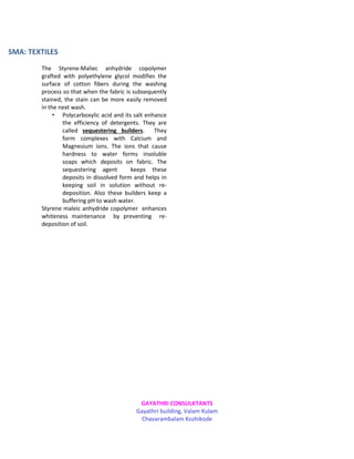 Application of styrene maleic anhydride copolymer | PDF