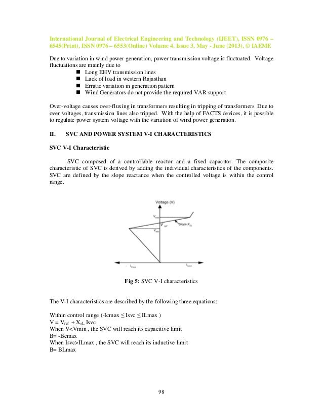 Application of svc for voltage control in wind farm power system 2