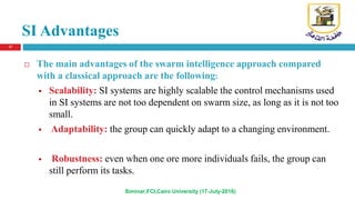 Application of swarm intelligence optimization in biomedical | PPTX