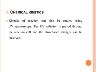 Application of u.v. spectroscopy