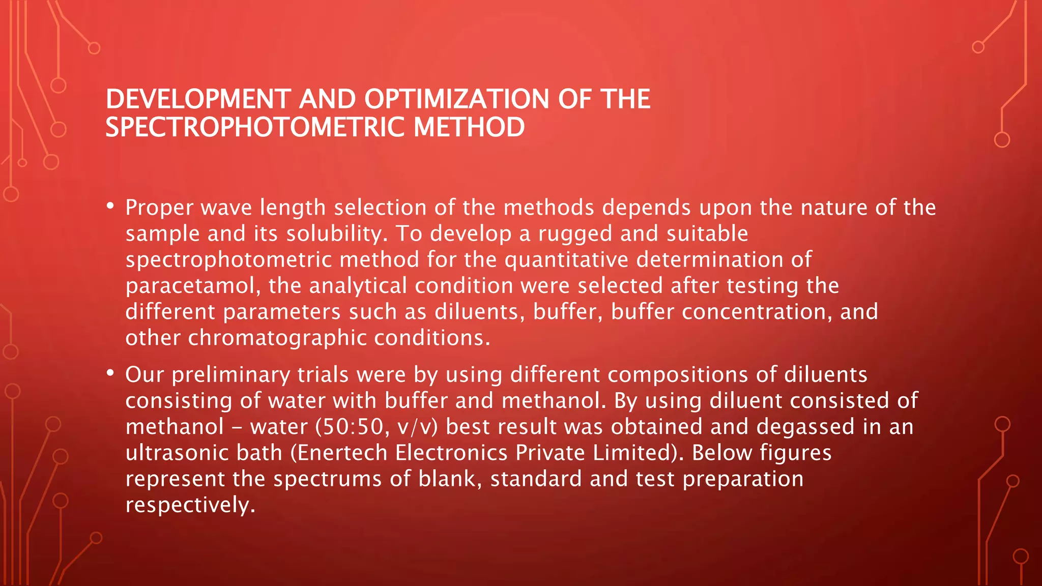 Application of uv visible spectroscopy in pharmaceutical industry PPT