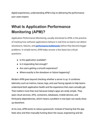 Application Performance Monitoring (APM)_ Complete Guide, Tools, and ...